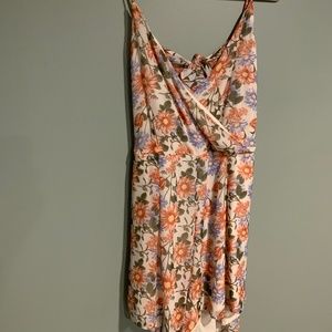 Open-Back Flower Romper